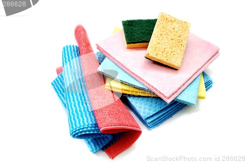 Image of Cleaning rags and sponges