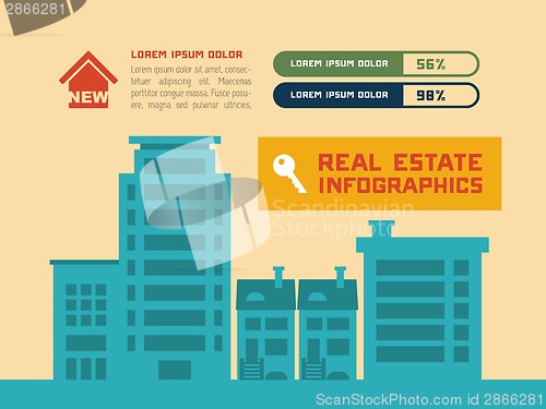 Image of Real Estate Infographic Element