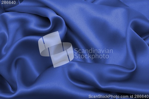 Image of Blue satin background