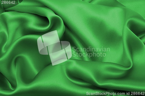 Image of Green satin background