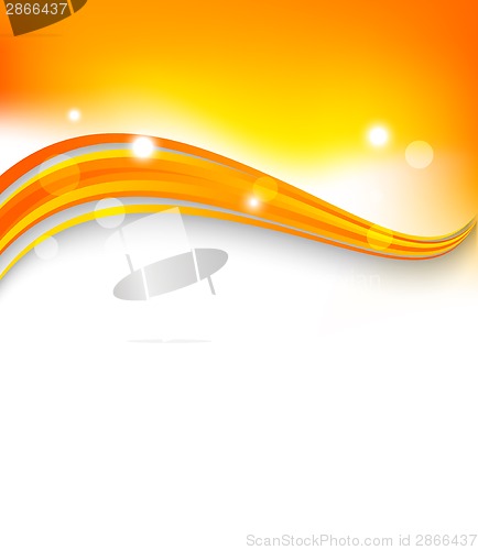 Image of Abstract orange wavy background.