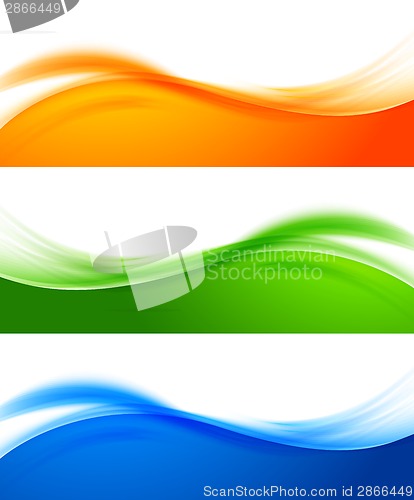Image of Set of colorful banners