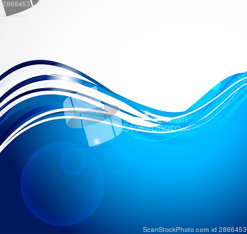 Image of Abstract blue background