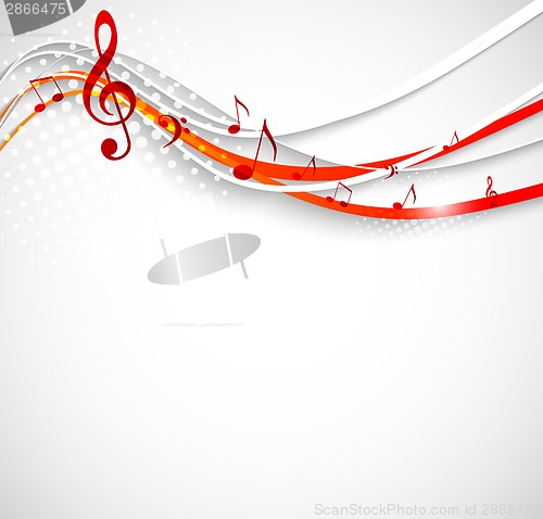 Image of Abstract music background.