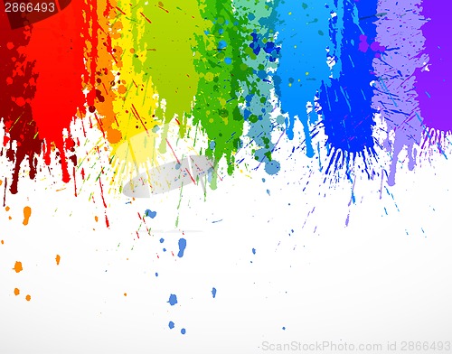 Image of Abstract rainbow background