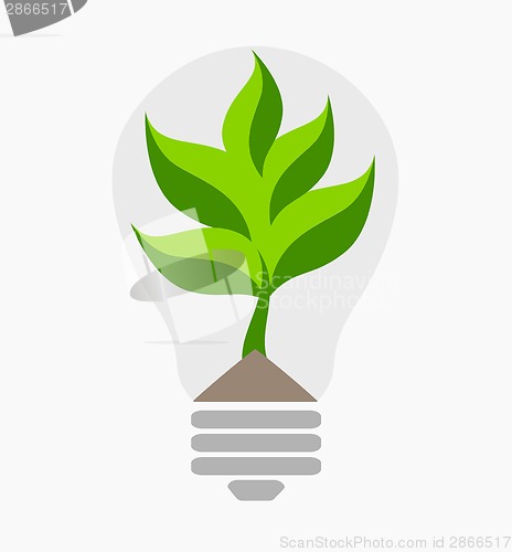 Image of Green energy. Ecological concept