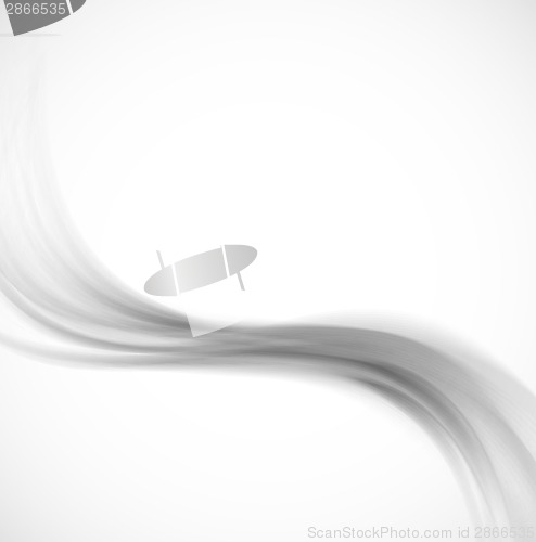 Image of Abstract wavy background in gray color