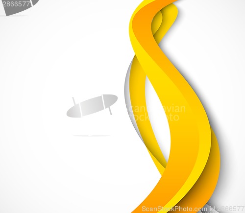 Image of Background with orange waves