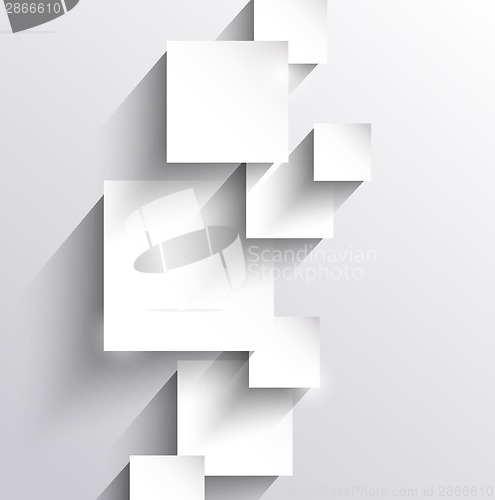 Image of Abstract background with paper squares