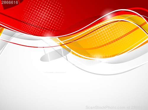 Image of Abstract wavy background