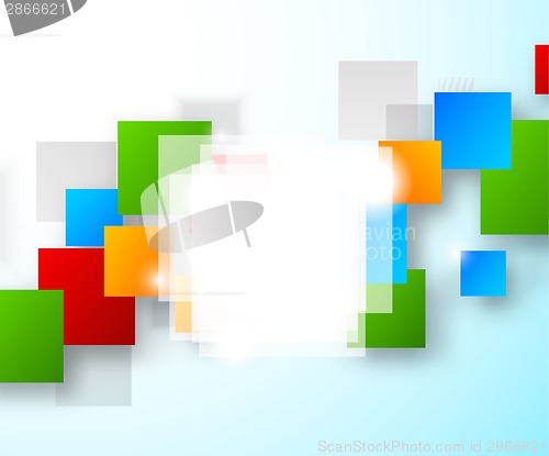 Image of Abstract background with colorful squares