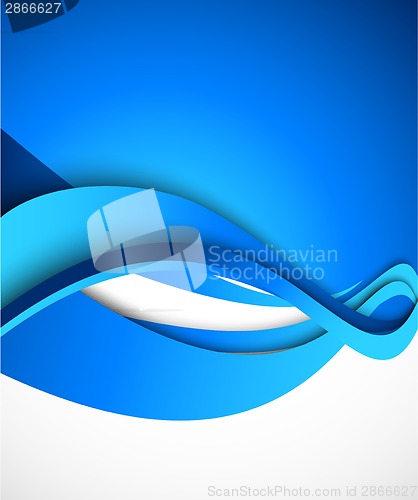 Image of Abstract blue background