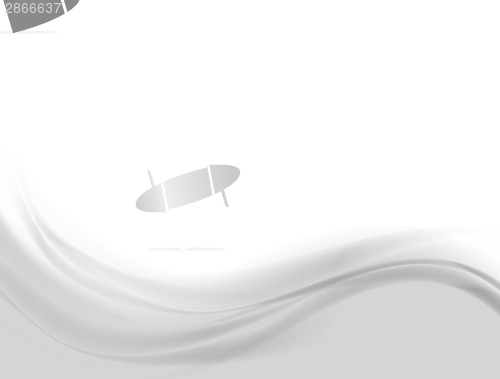 Image of Abstract wavy gray background
