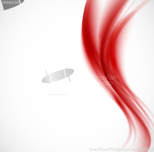 Image of Wavy red background