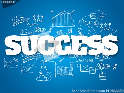 Image of Business background. Success concept