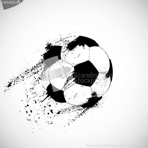 Image of Grunge soccer ball