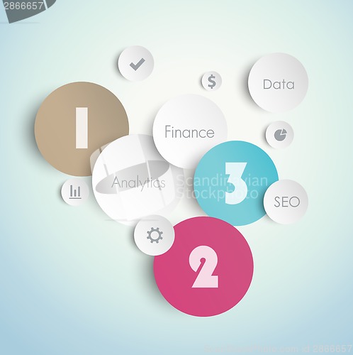 Image of Design template for infographic