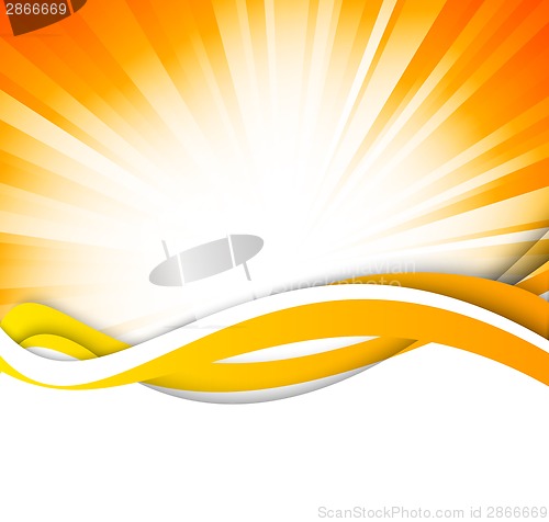 Image of Colorful orange background