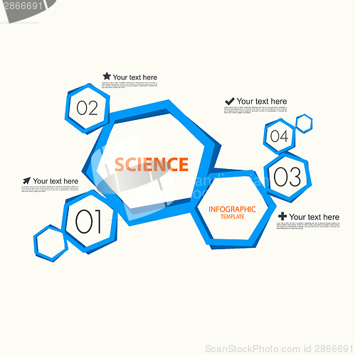 Image of Science infographic template