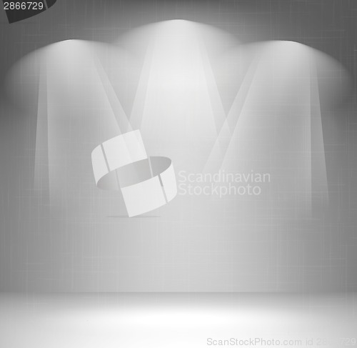 Image of Wall with spotlight