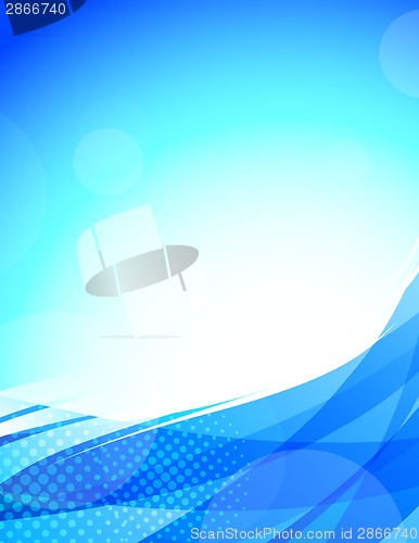 Image of Abstract blue background