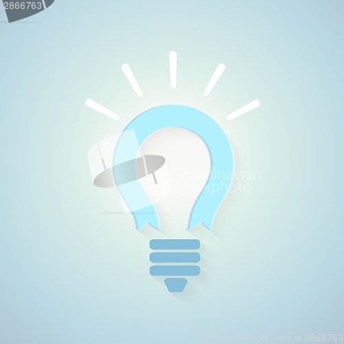 Image of Business concept with bulb