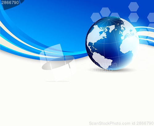 Image of Abstract science background