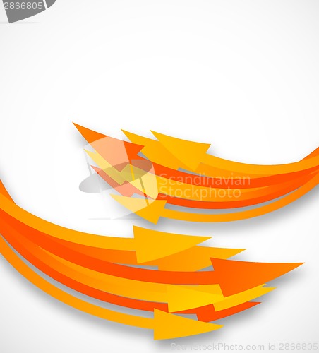 Image of Abstract background with arrows