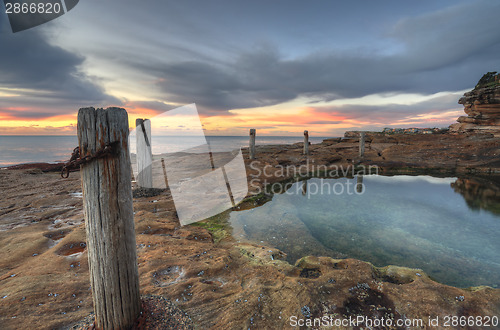 Image of Sunrise from South Coogee, Sydney Australia