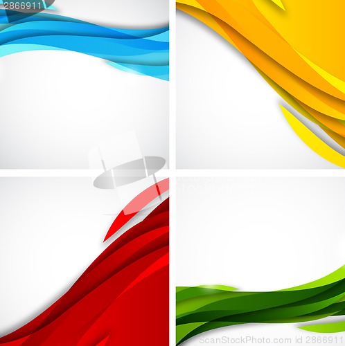 Image of Set of abstract backgrounds