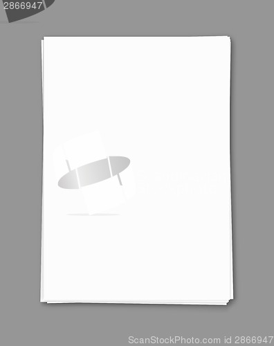 Image of Empty blank template