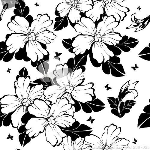 Image of Seamless floral pattern