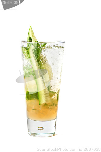 Image of cocktail with cucumber