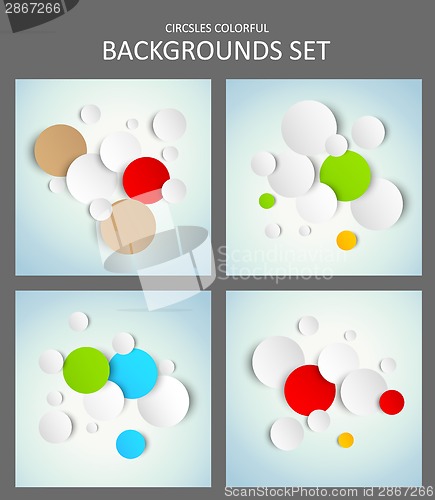 Image of Set of backgrounds