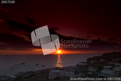 Image of Sunset at Forio in Ischia 