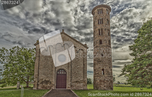 Image of Church of Campanile in Romagn