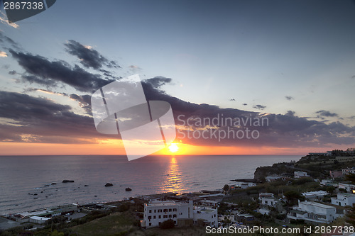 Image of Sunset at Forio in Ischia 