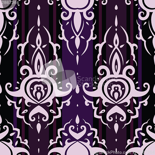 Image of Seamless wallpaper pattern.