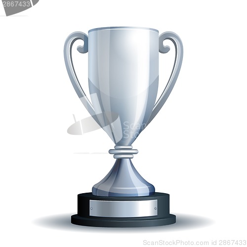 Image of Silver trophy cup