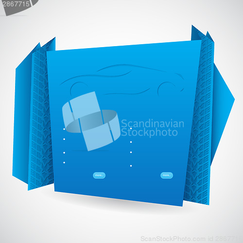 Image of Origami infographic design