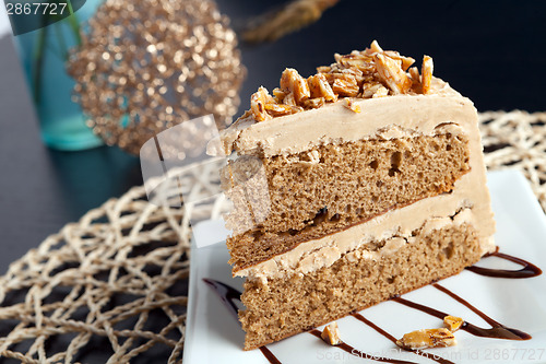 Image of Almond Toffee Cake