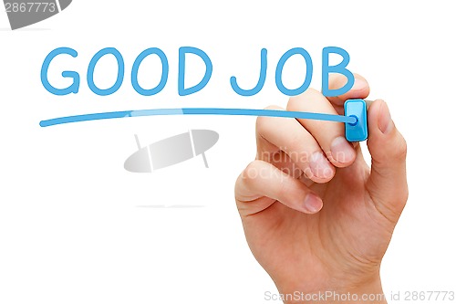 Image of Good Job Blue Marker
