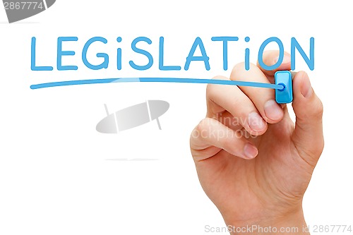Image of Legislation Blue Marker
