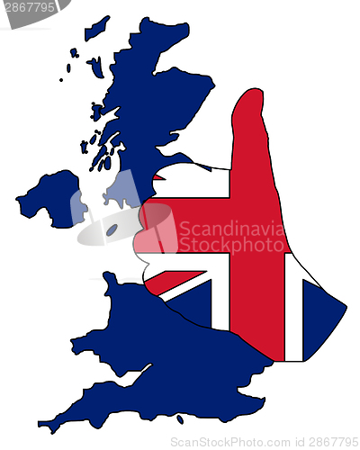 Image of British hand signal