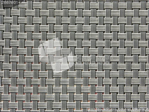 Image of Gray background out of plait pattern