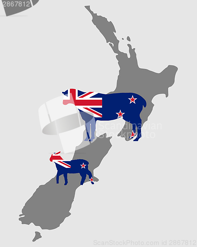 Image of New Zealands sheeps