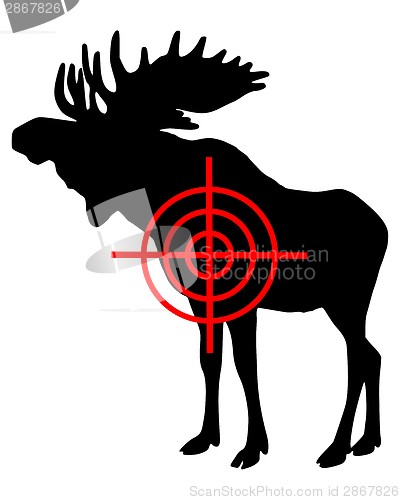 Image of Moose crosshair