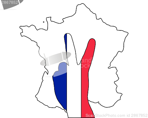 Image of French hand signal