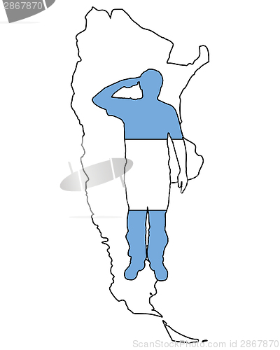 Image of Argentinian salute