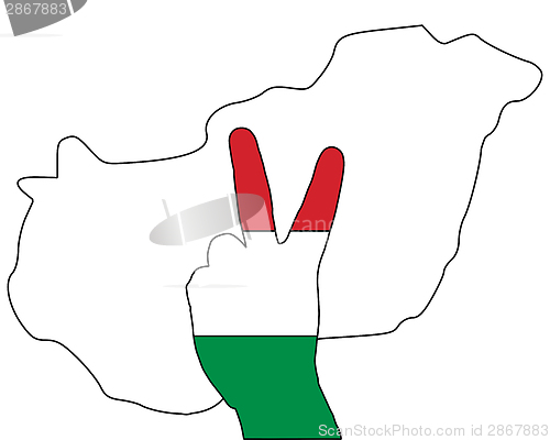 Image of Hungary hand signal